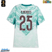 Portugal Nuno Mendes #25 Bortedrakt Dame VM 2026 Kortermet